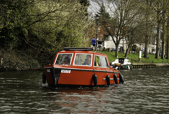 Bishy Barney Boat on the river